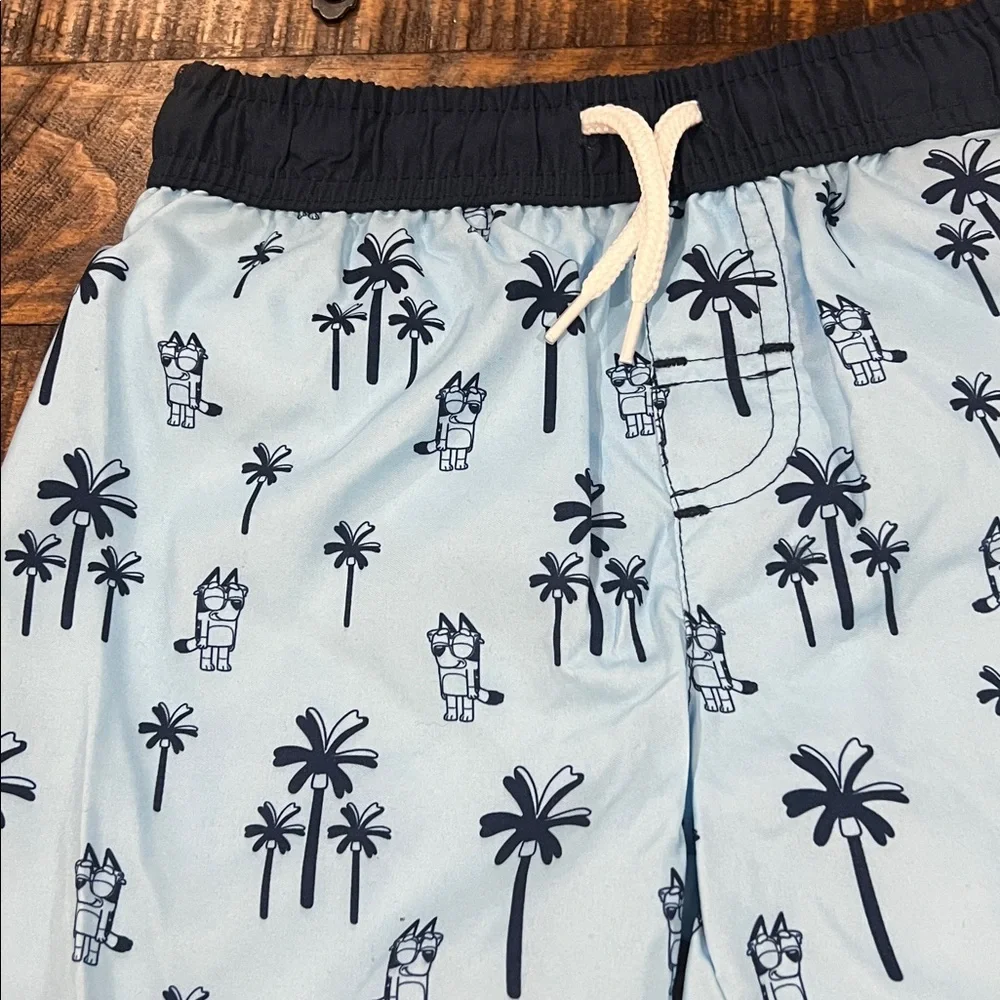 Bluey Swim Shorts - Light Blue size 4t
